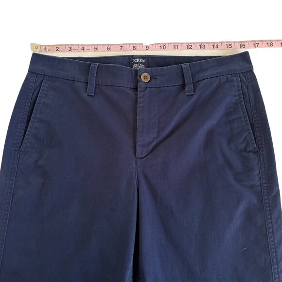 J.CREW High Rise Girlfriend Chino Pants Classic Navy Women’s Petite 10 NWT - Picture 5 of 9